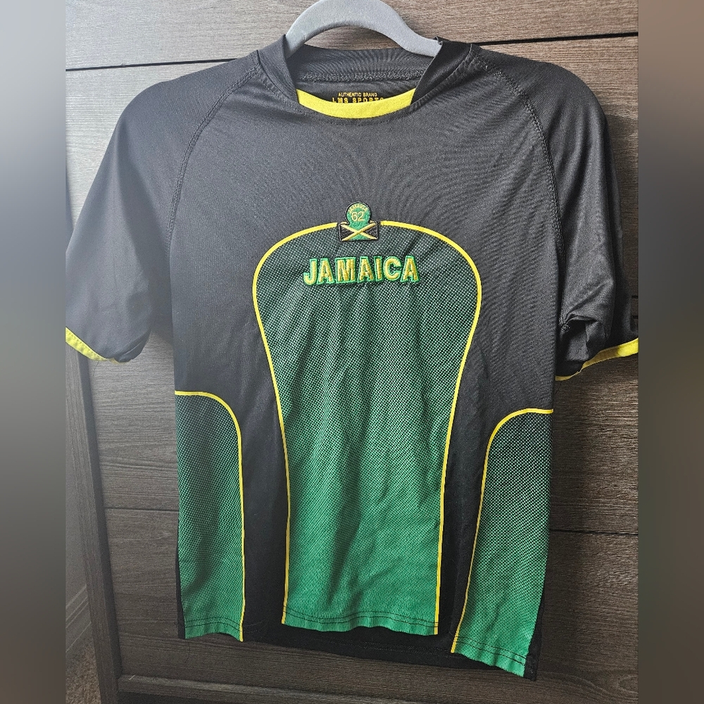 Jamaica Youth Black & Green Soccer Jersey
